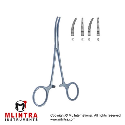Haemostatic Forcep Serrated Jaws Straight,14cm Curved,14cm Straight,1x2teeth,14cm Curved,1x2teeth,14cm